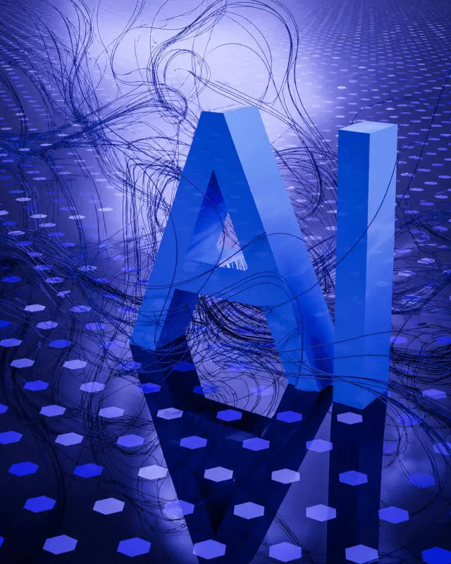 An AI agent working across applications on behalf of a user