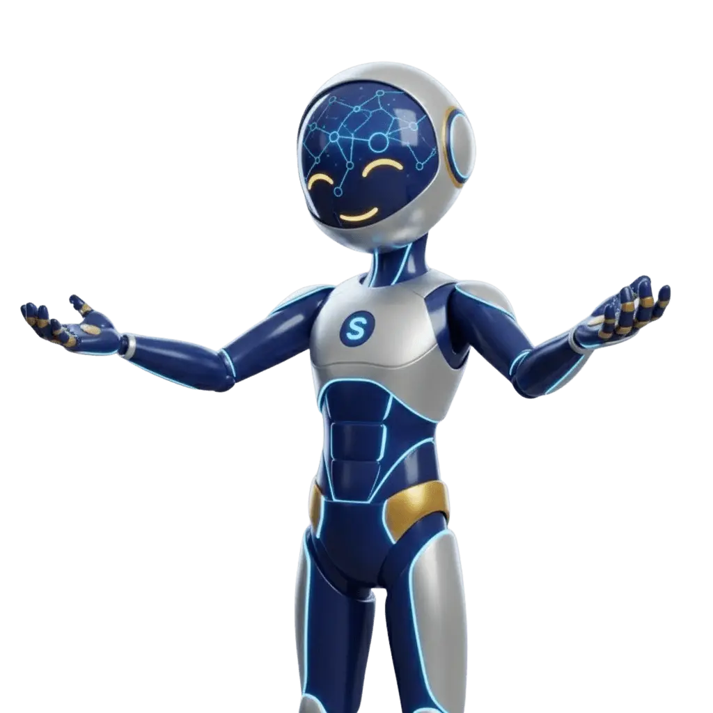 SmartSam with hands apart